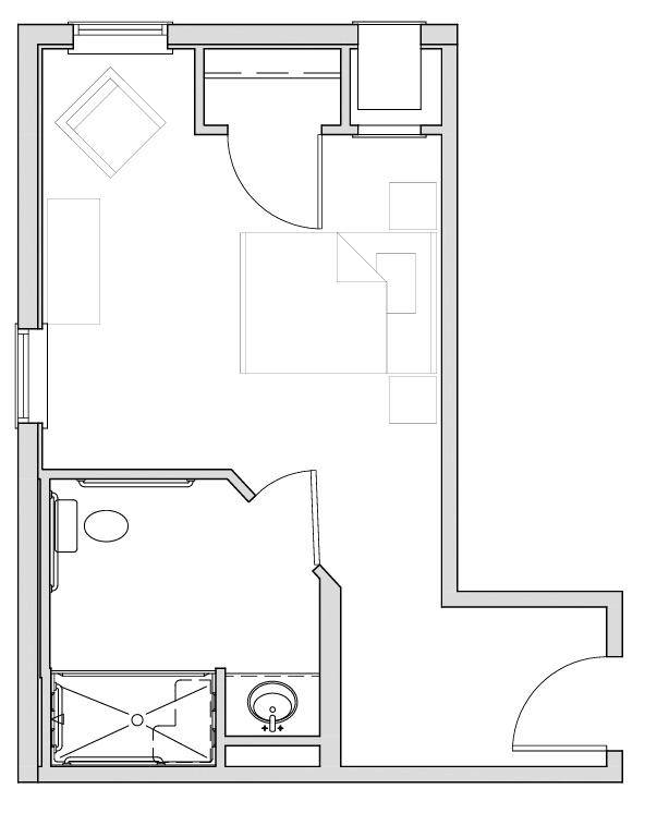 Magnolia Trails at East Lake Studio B 359 Sq Ft