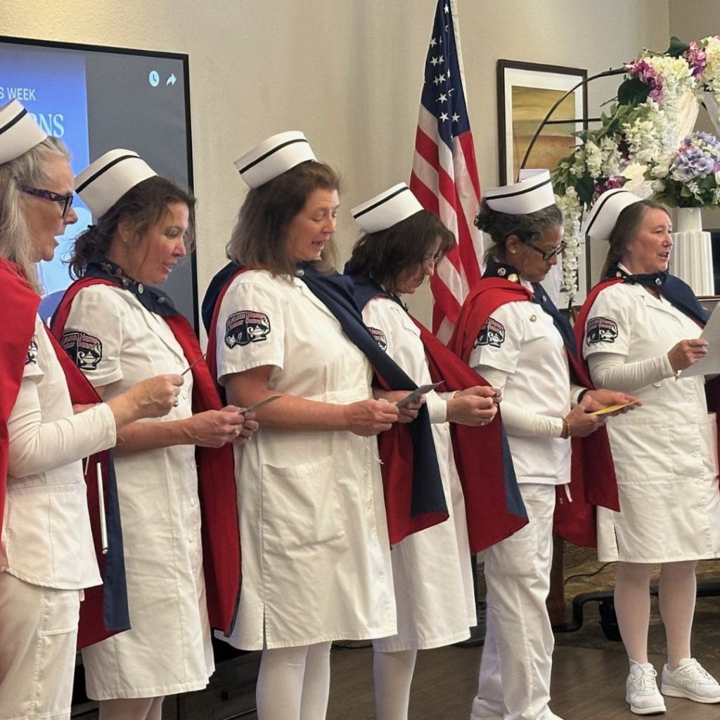 Nurses recite oath