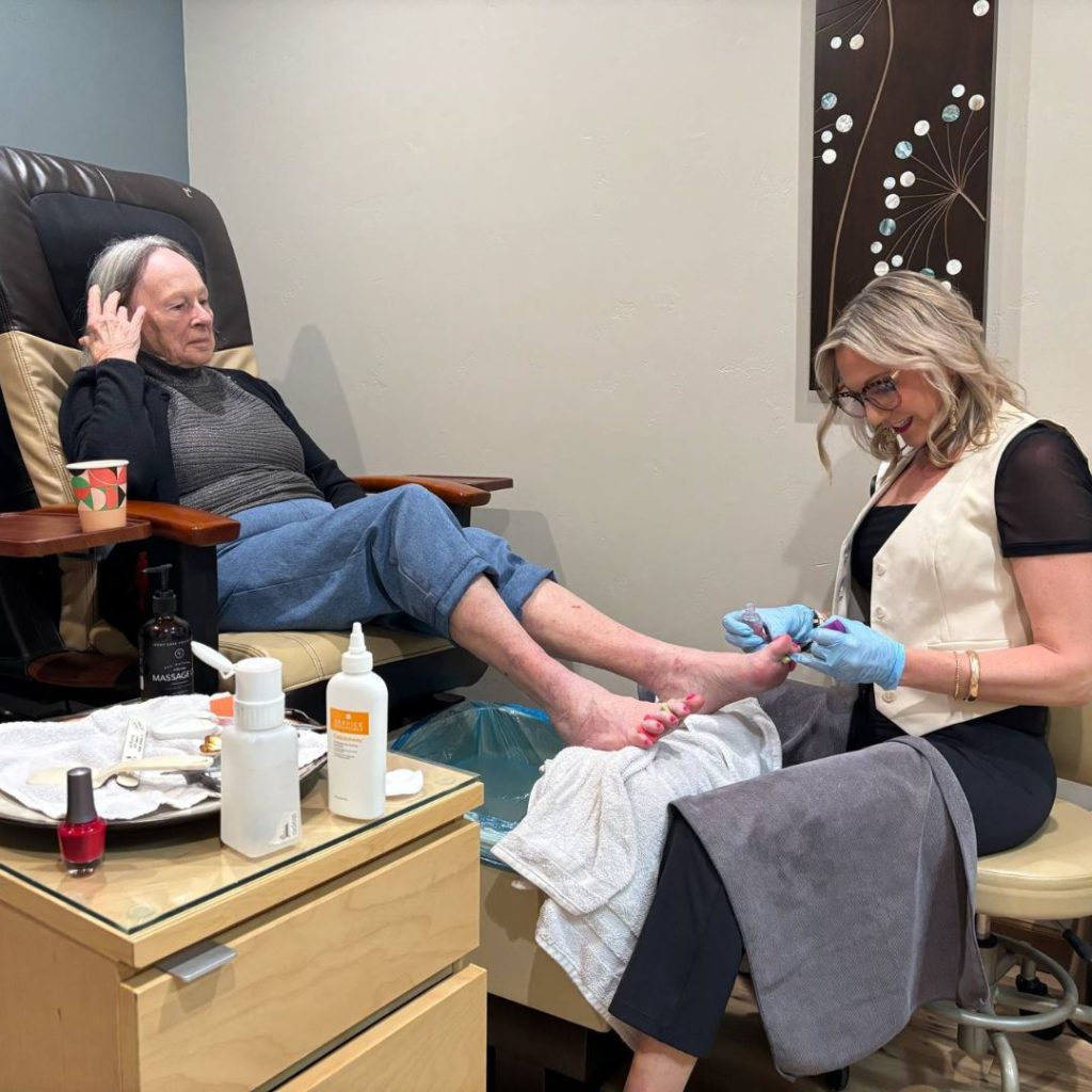Resident has Dream granted, day of pampering