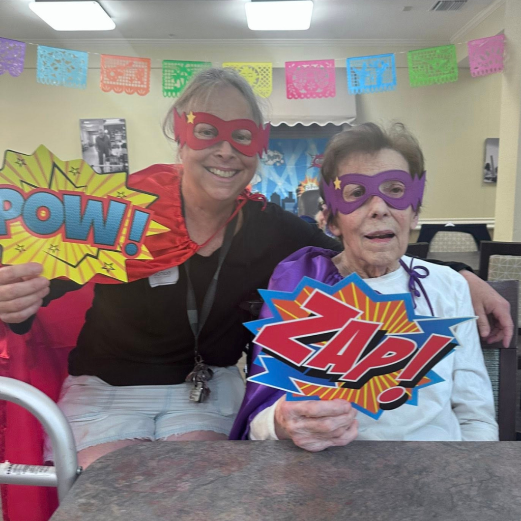 Superhero day at Westover Hills