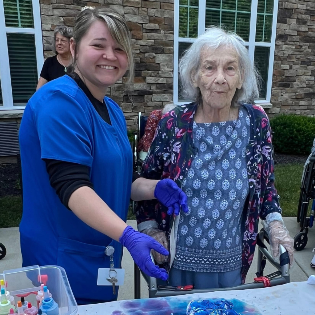 Magnolia Trails team and resident tie dye