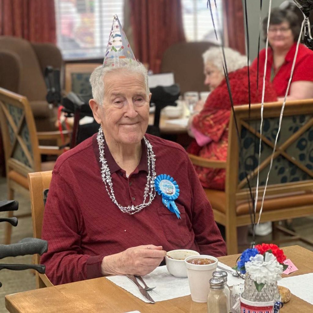 Resident celebrating 100th birthday
