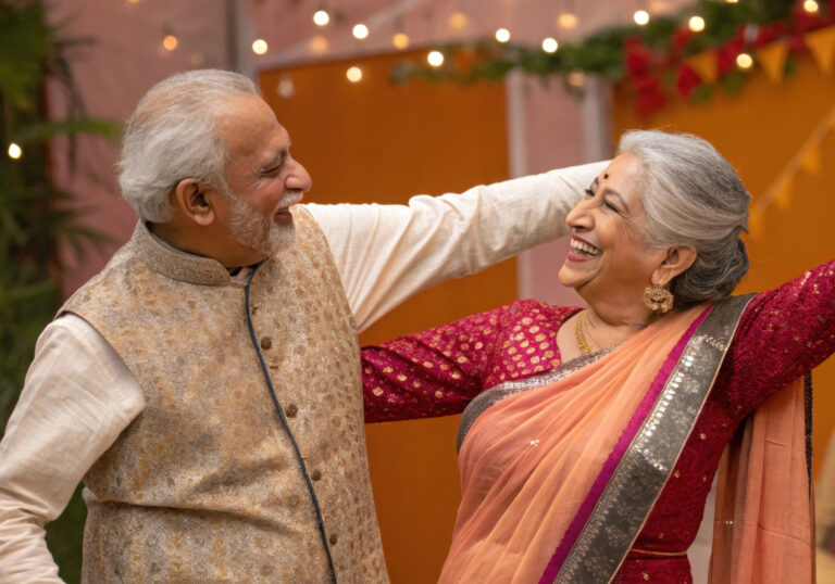 Resident enjoying independent living