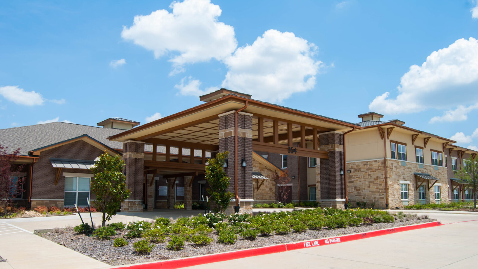Exterior front of The Jasper of Mansfield