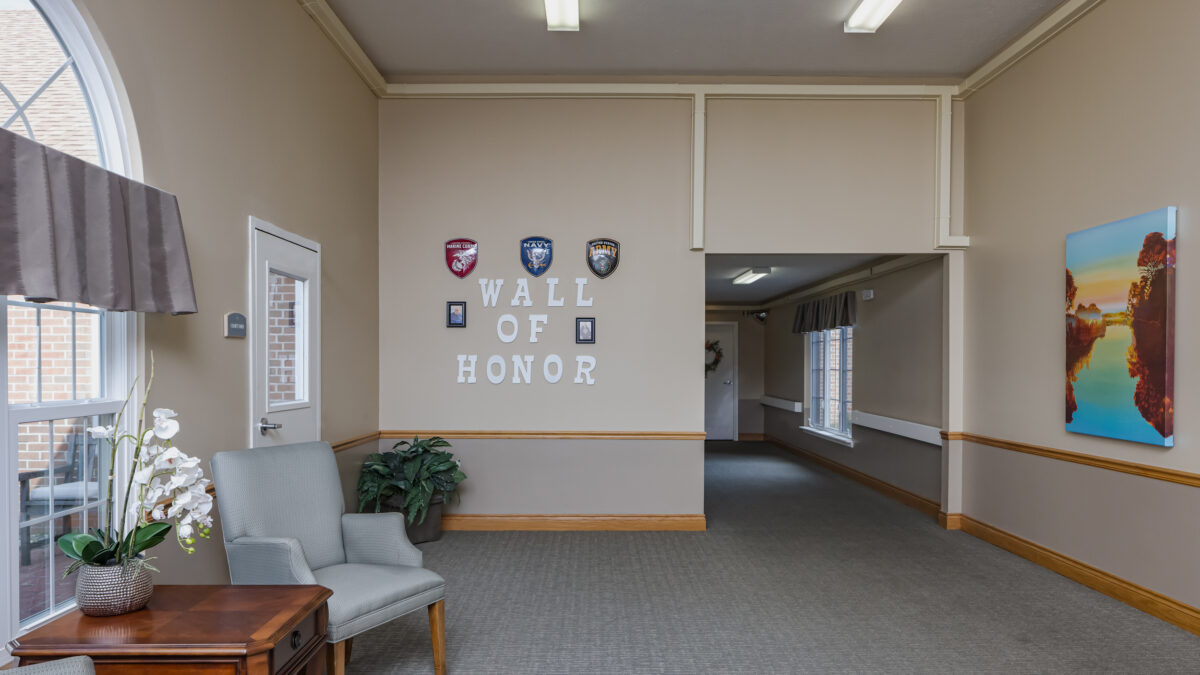 Keystone Woods Interior WallofHonor 01