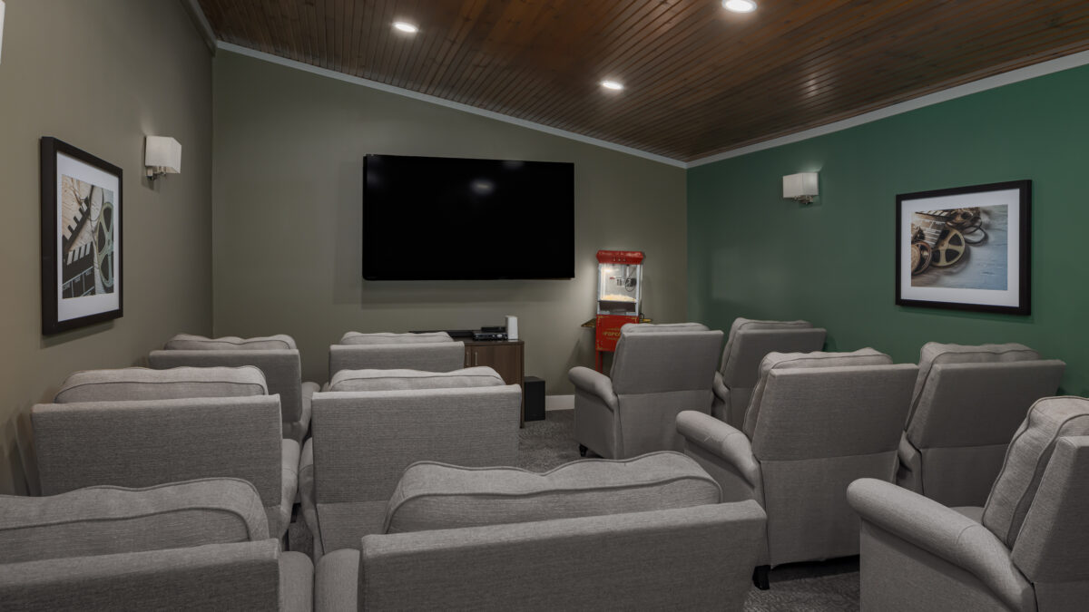 The Oaks at Brownsburg Interior Theater 01