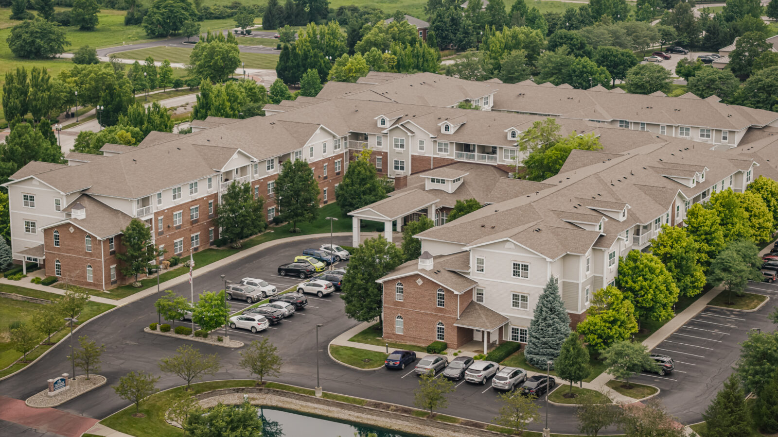 The Waterford at Levis Commons Exterior Aerial 02
