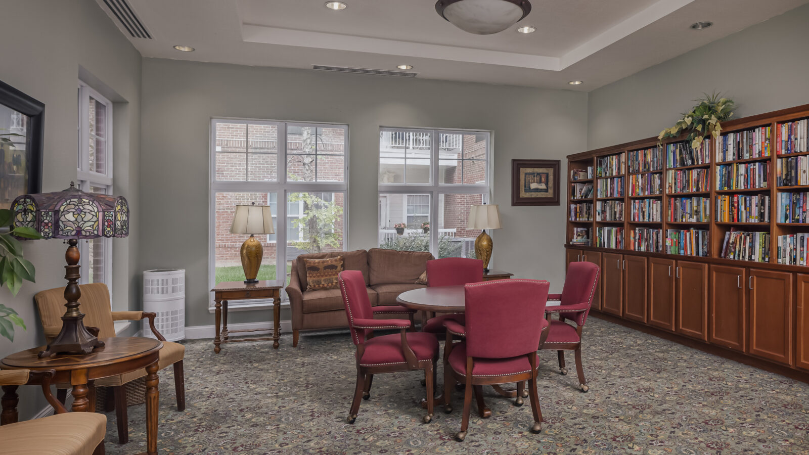 The Waterford at Levis Commons Interior Library 01