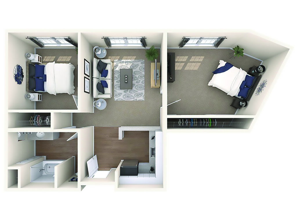 AL 2BED1BATH Lindbergh