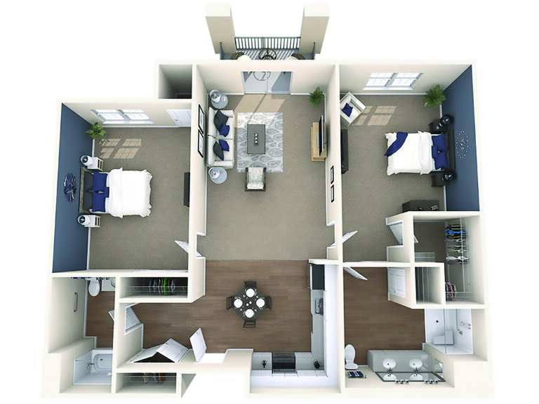 IL 2BED2BATH Park Place