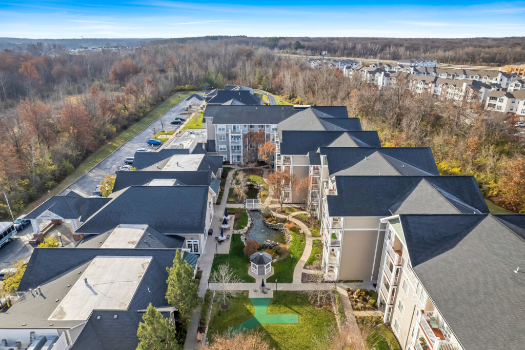 Park Place at Winghaven Exterior Aerial Overhead 03