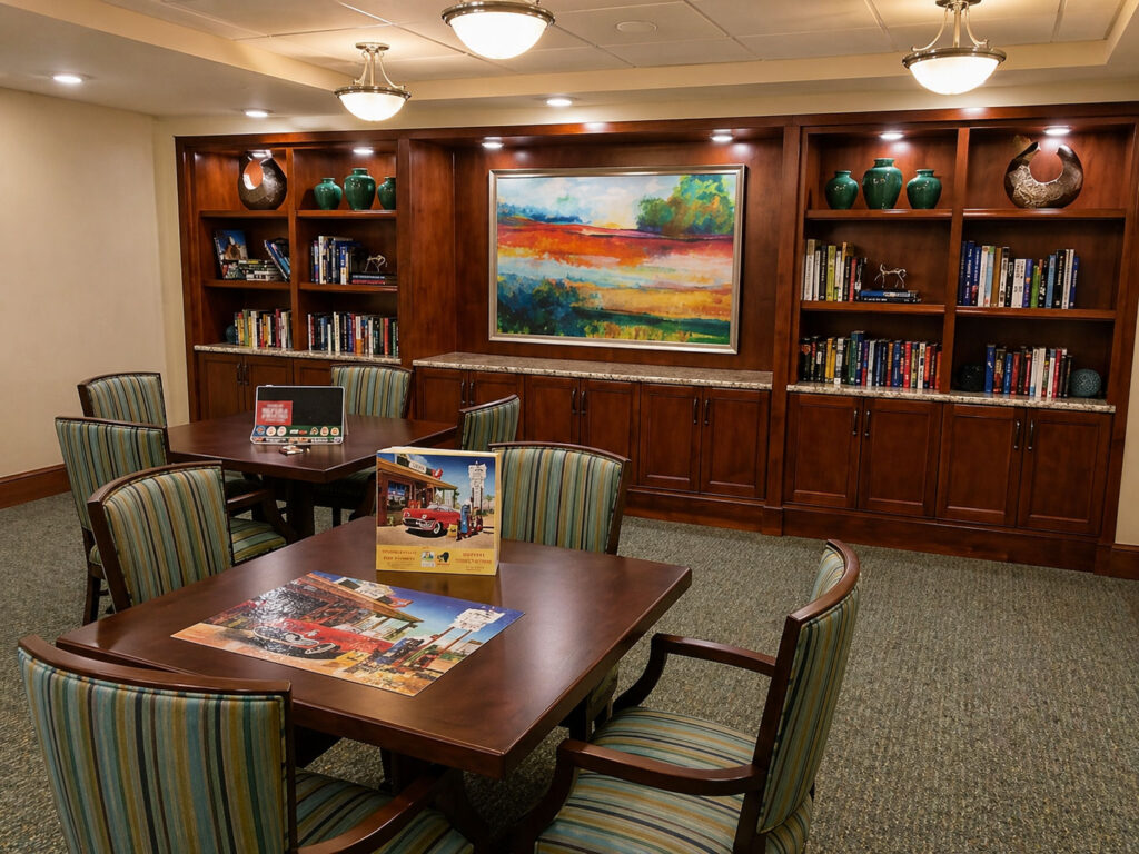 Waterstone on Augusta Interior Library 01