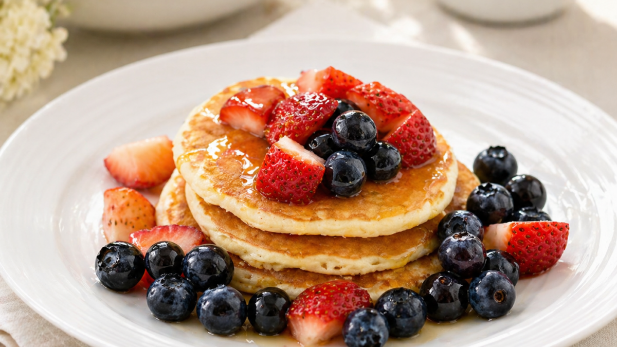 created stock pancakes