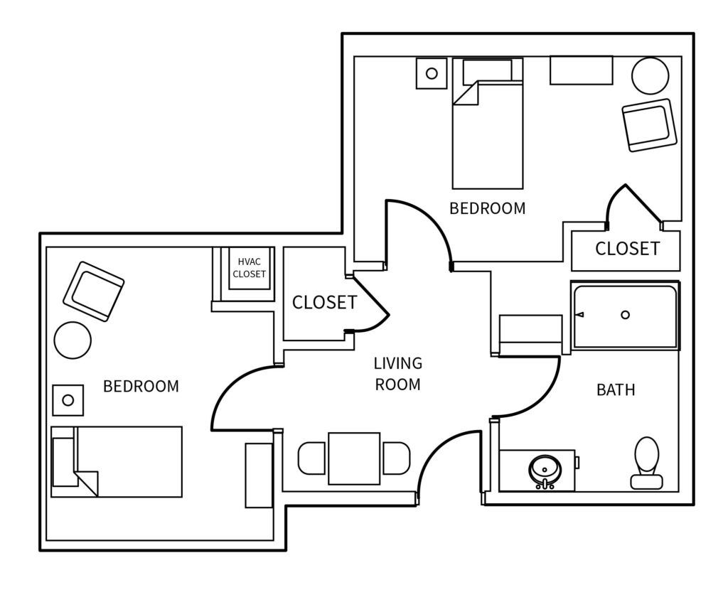floorplan Waterstone on Augusta MC 2B D