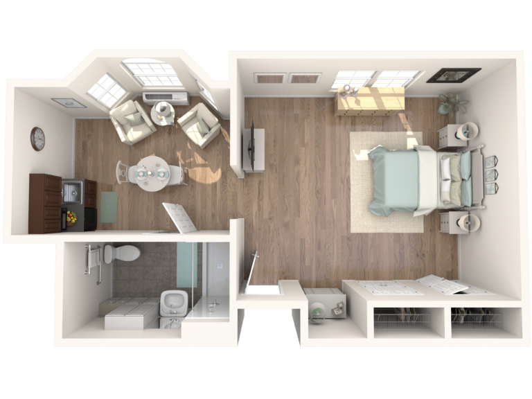 AL 1BED1BATH Bailey