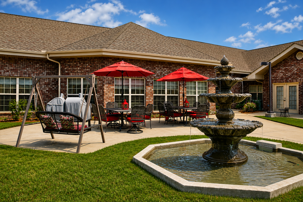 The Renley of Collierville Exterior Courtyard 01 2