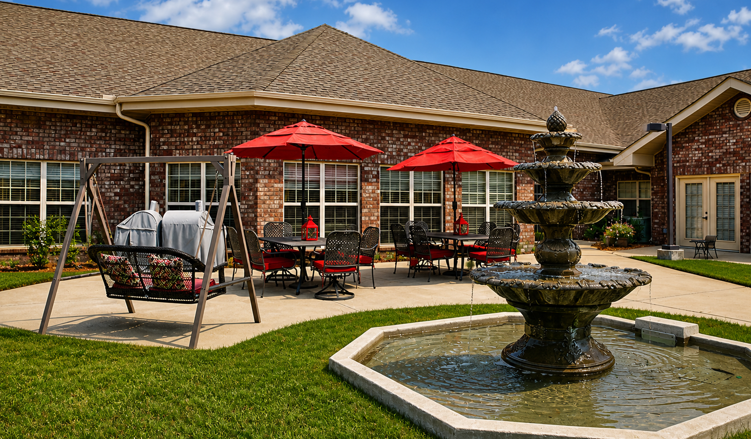 The Renley of Collierville Exterior Courtyard 01 2