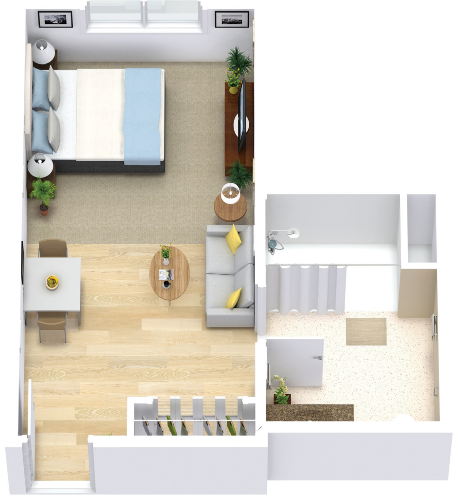 Brookridge Heights Studio MC 312sqft
