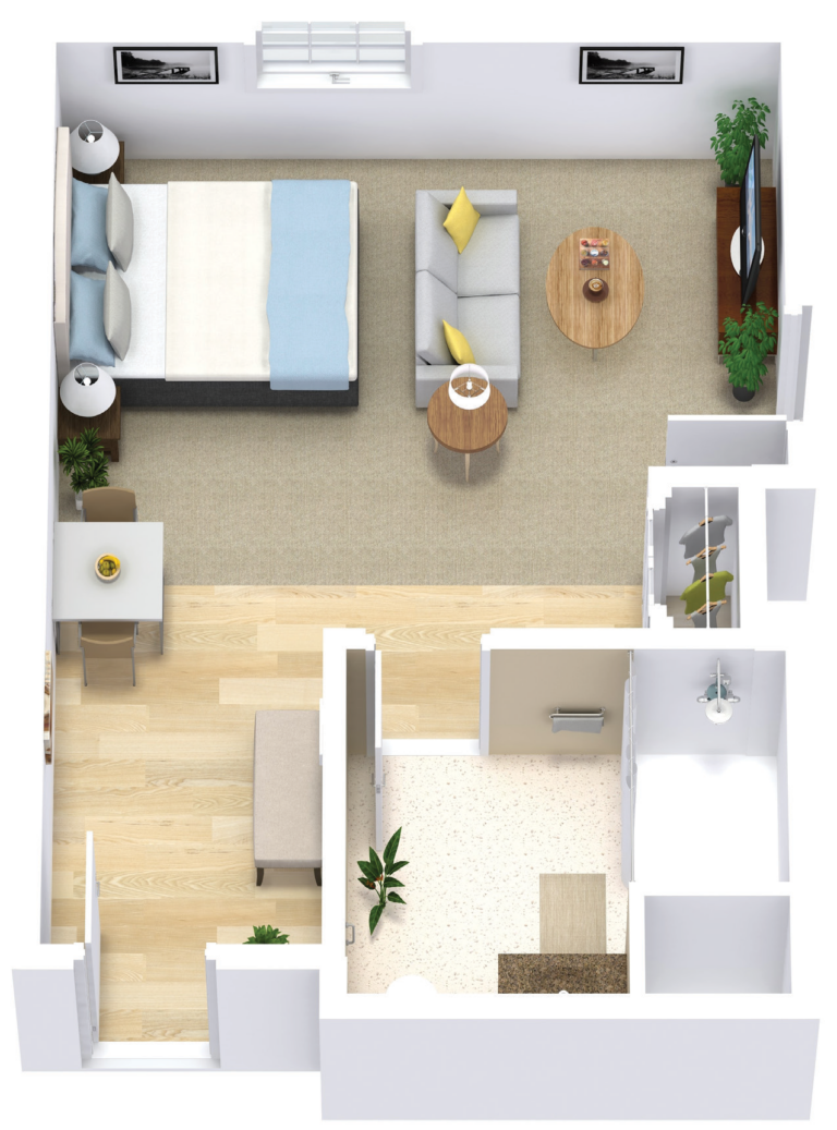 Brookridge Heights Studio MC Shared 332sqft