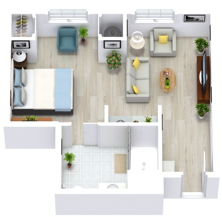 Symphony Manor Studio MC 375sqft
