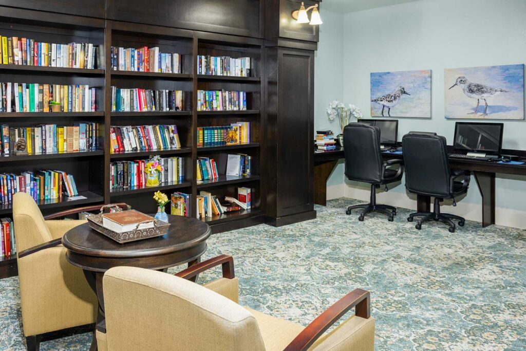 The Addison of Panama City Beach Interior Library 02