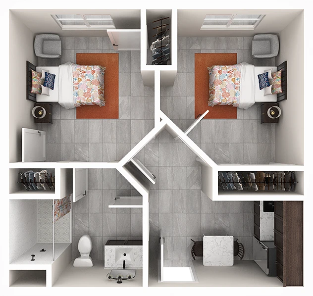 The Ashton at Villages Crossing Two Bedroom AL The Cormorant