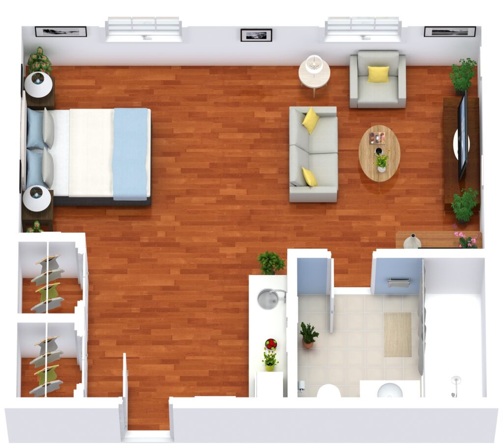 The Renley at Woodholme Gardens Studio MC Grande 454sqft