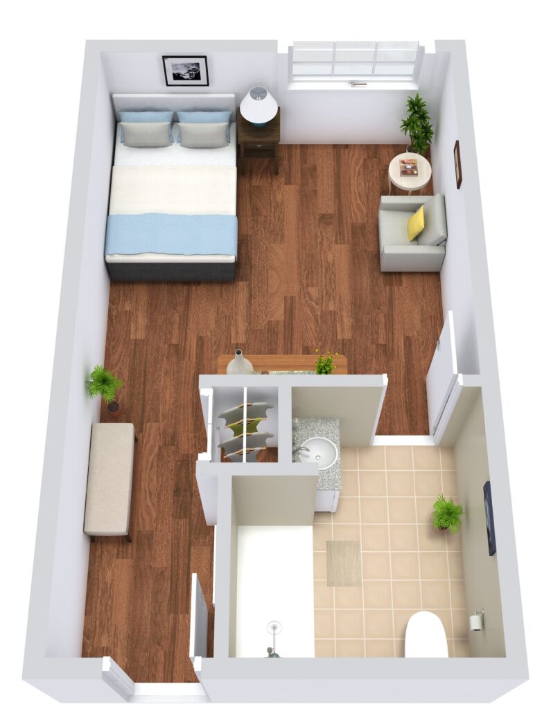 Tranquillity of Fredericktowne Studio MC 190sqft