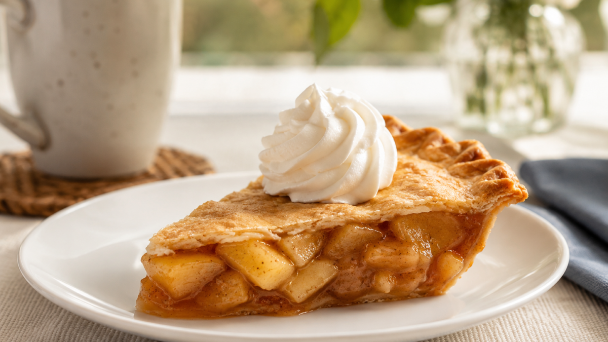 stock dessert apple pie created
