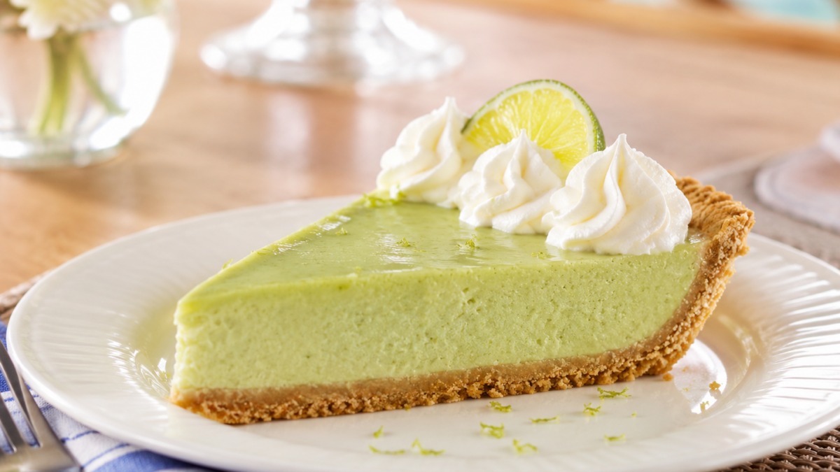 stock dessert key lime slice created