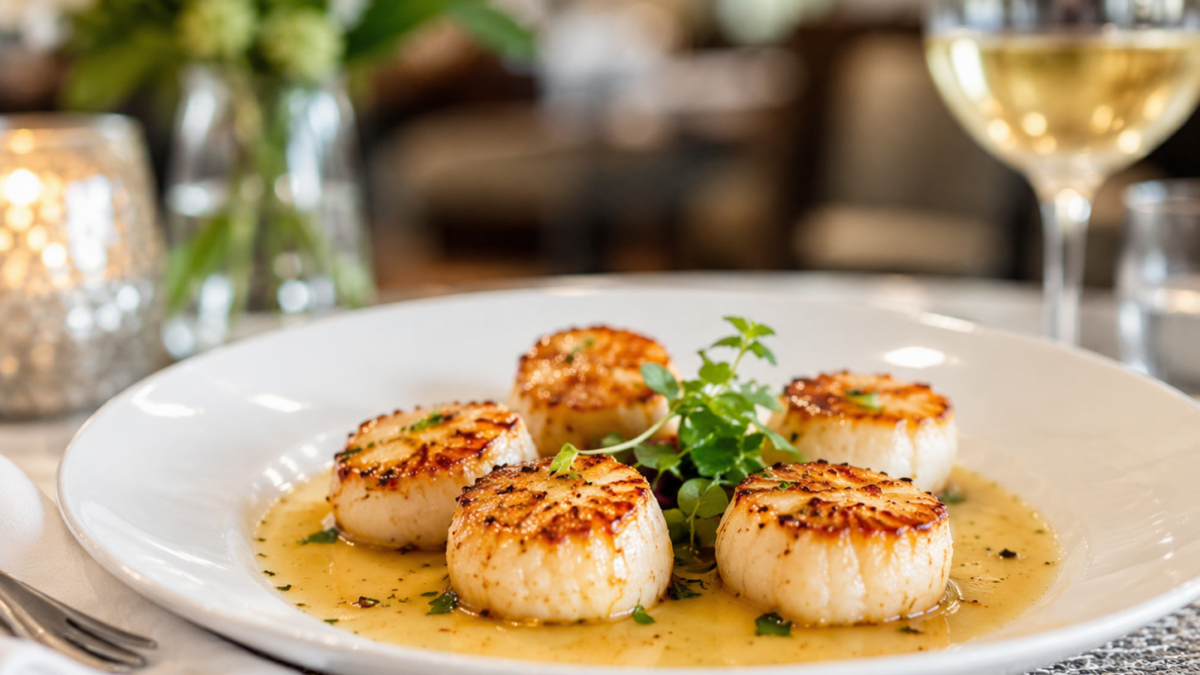 stock entree seared scallops created