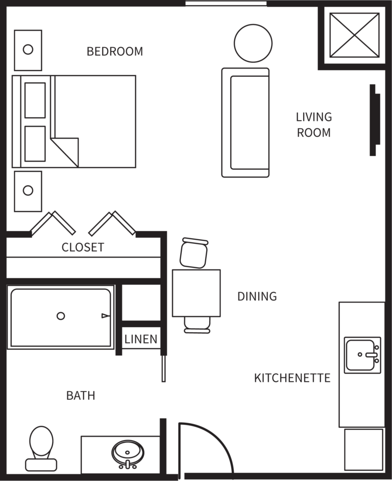 Sarasota Alcove AL Nokomis 380sqft