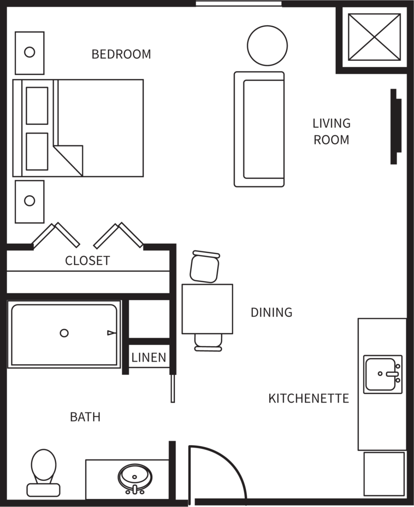 Sarasota Alcove AL Nokomis 380sqft