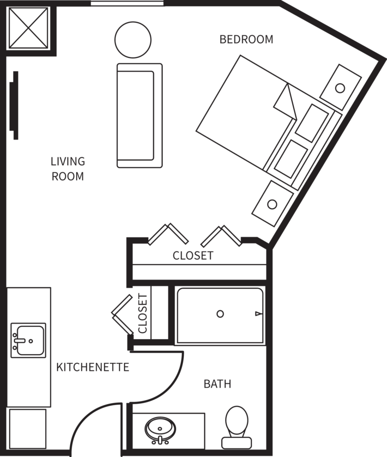 Sarasota Large Alcove AL Manatee 410sqft