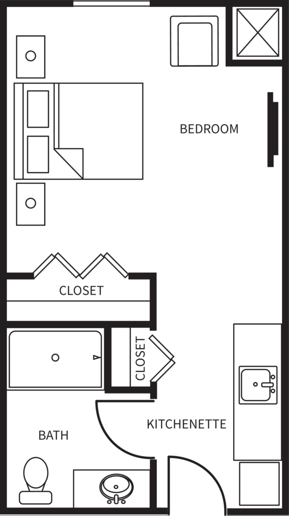 Sarasota Studio AL Lido 355sqft