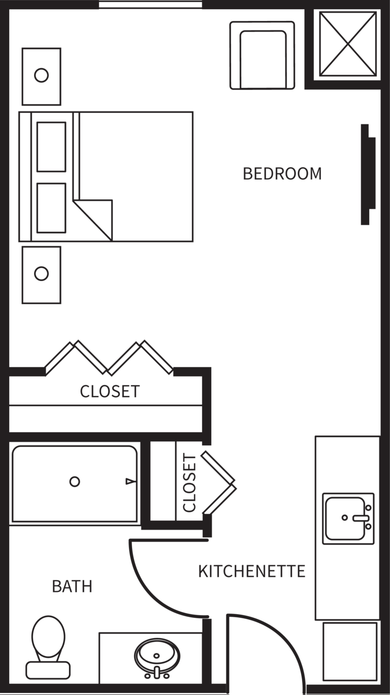 Sarasota Studio AL Lido 355sqft