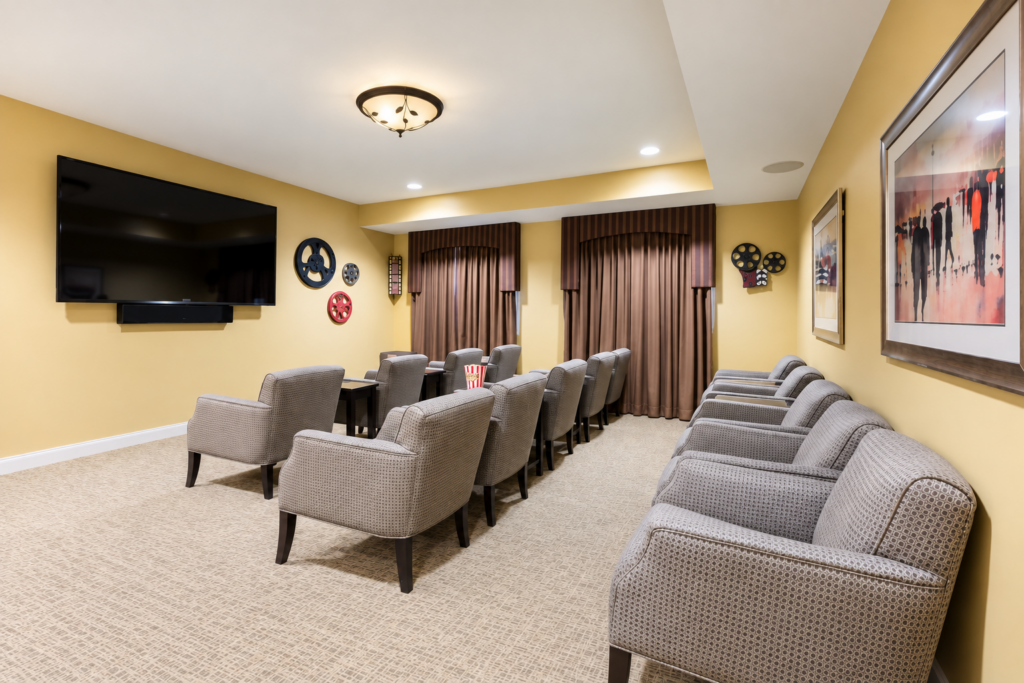 Cedar Lake Interior Movie Room 01 2