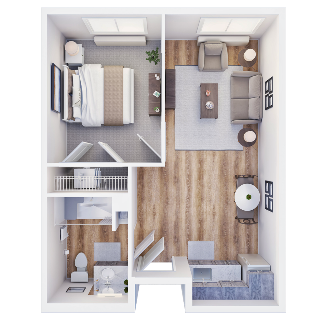 Palmilla Floorplan AL One Bedroom B2