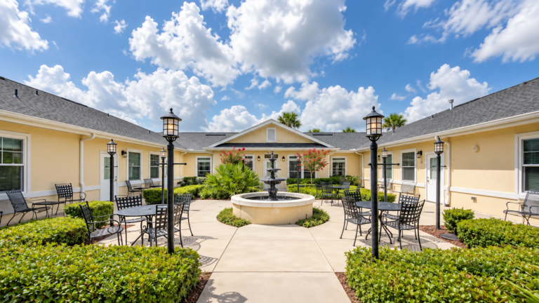 The Addison of Clermont Exterior Courtyard 03