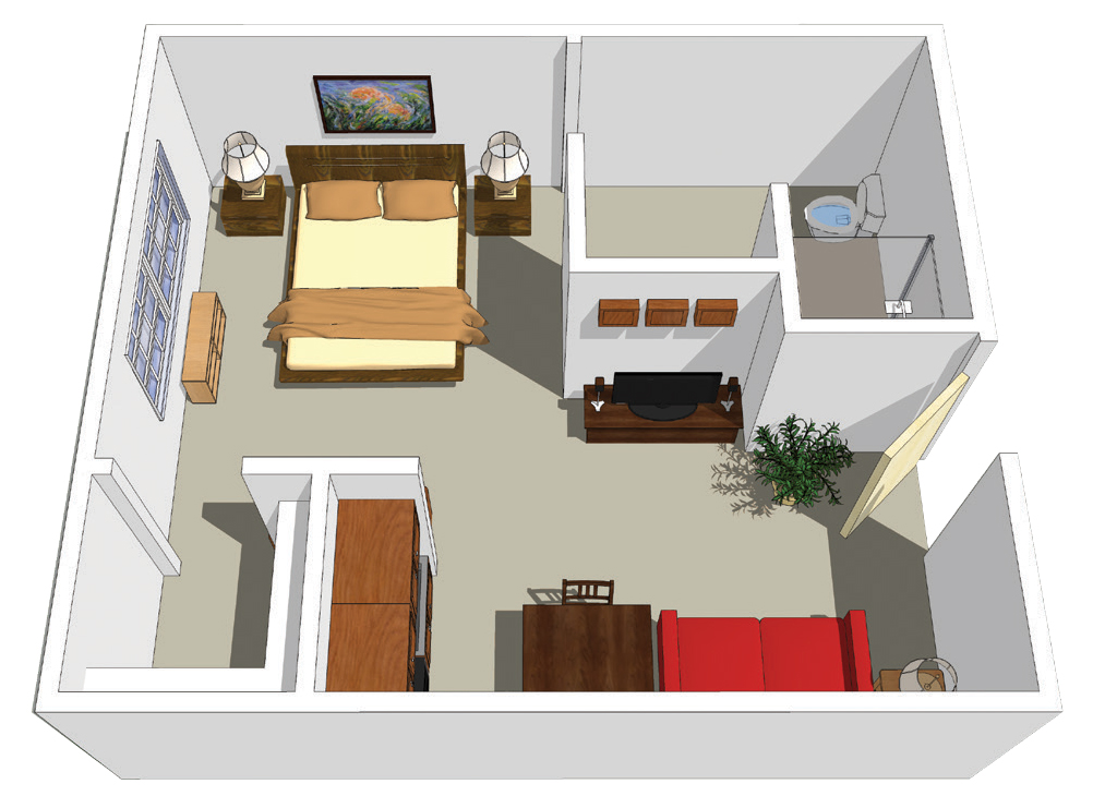 The Addison of Clermont One Bedroom AL Mango 378 504sqft
