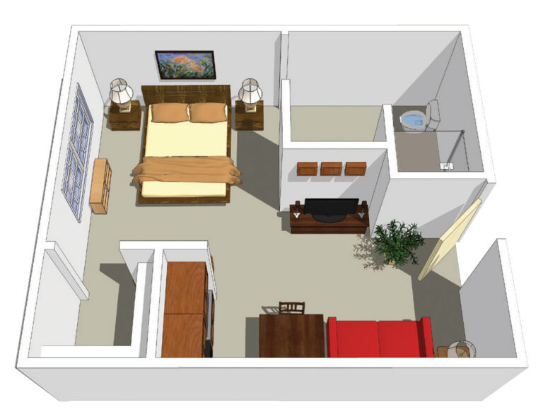 The Addison of Grayson One Bedroom AL Tulip Poplar 378 504sqft