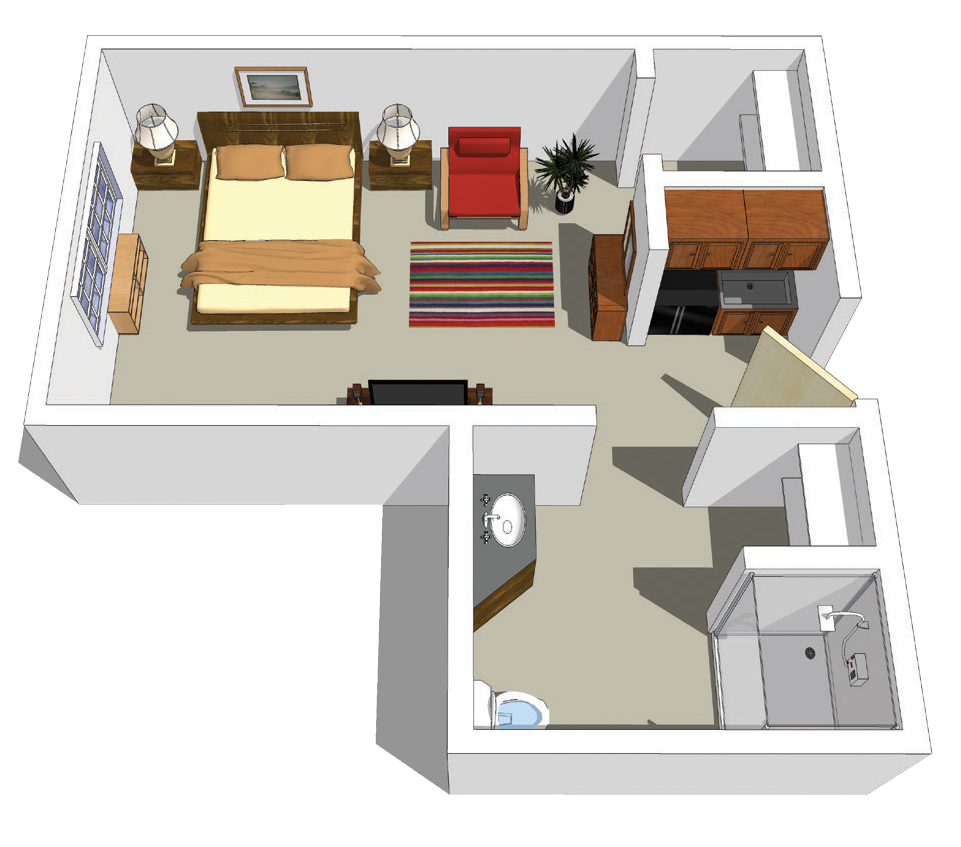 The Addison of Grayson Suite MC Cypress 330sqft