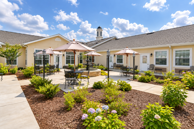 The Addison of Woodstock Exterior Courtyard 03
