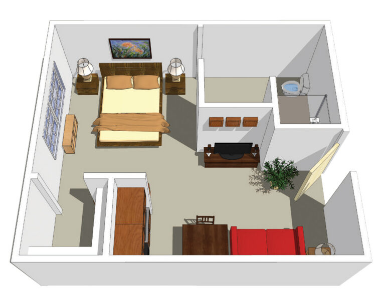 The Addison of Woodstock One Bedroom AL Hickory 378 504sqft