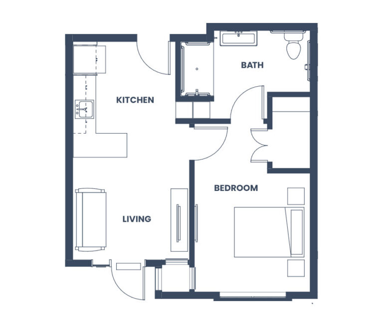 The Ashton at the Greens One Bedroom Courtyard AL