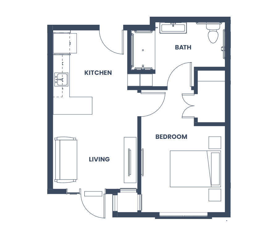 The Ashton at the Greens One Bedroom Courtyard AL