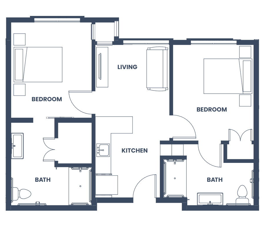 The Ashton at the Greens Two Bedroom AL