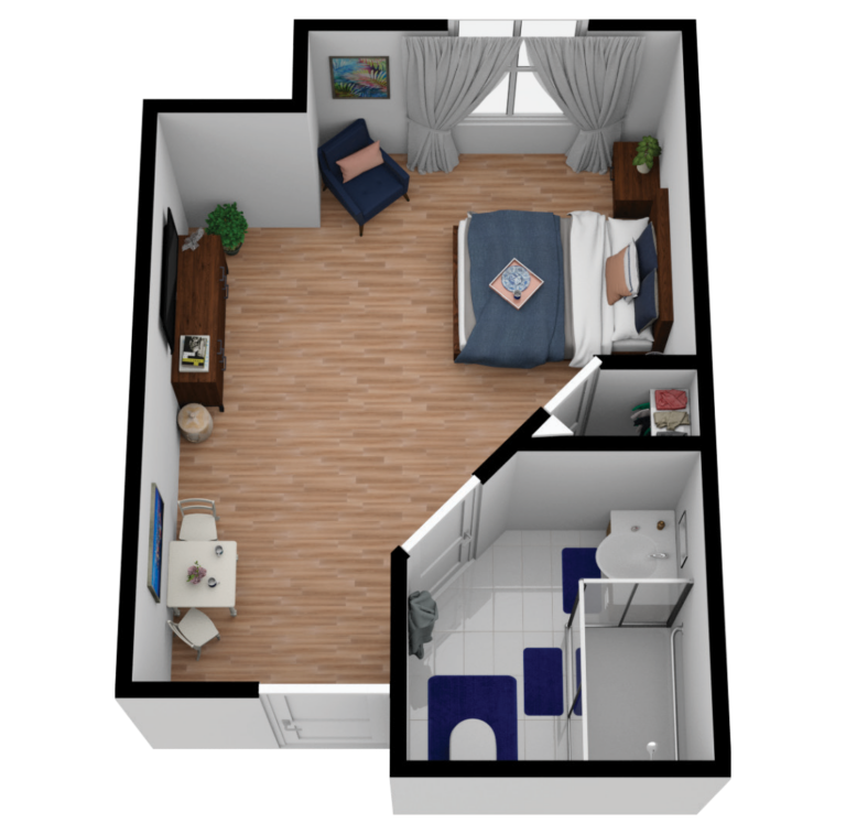 The Ashton of Wildwood Studio MC 325sqft The Beachwood